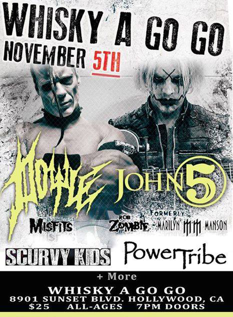 PowerTribe; John5; Doyle (misfits) – LA show