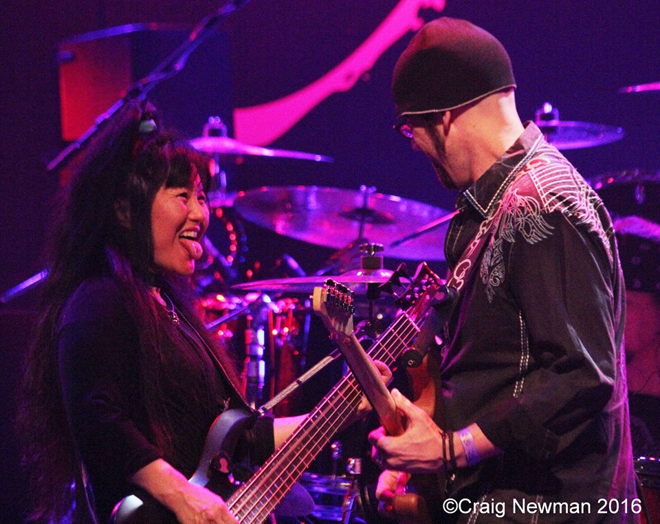 PowerTribe with Orianthi. Having fun at the Canyon Club. Photo by Craig Newman.