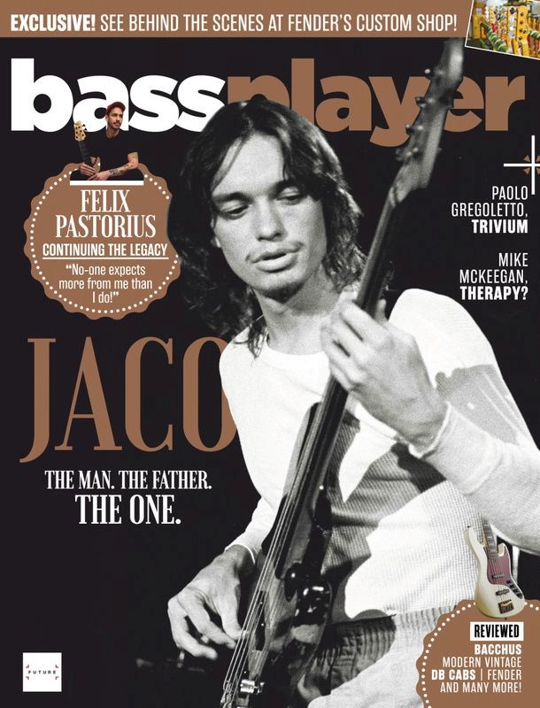 Cover of Bass Player Magazine Aug 2020 Missy Percifield Interview